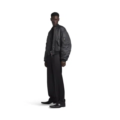 Balenciaga Standard Bomber In Black