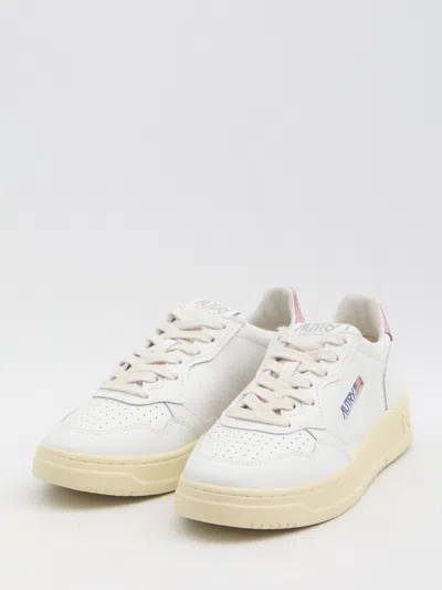 Autry Classic Low-top Sneakers With Perforated Detailing In White
