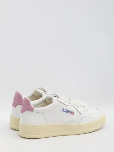 Autry Classic Low-top Sneakers With Perforated Detailing In White