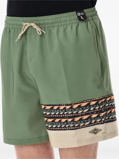 Billabong Burleigh Layback Boardshorts In Green