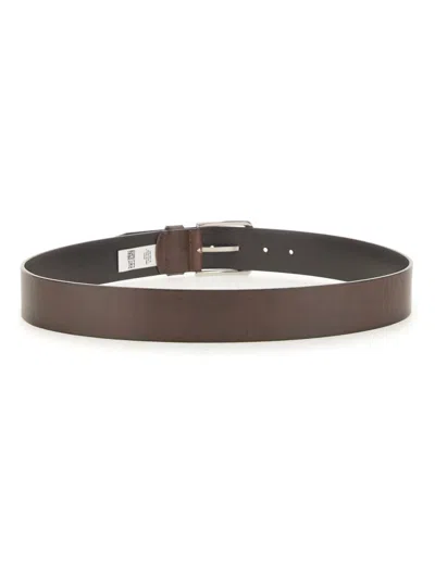 Hugo Boss Boss Belt Jorv_sz40 In Brown