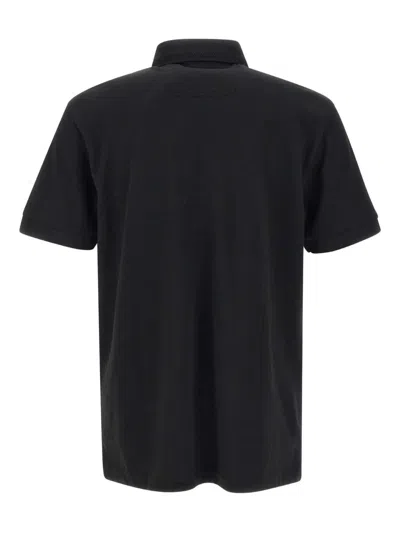 Hugo Boss Boss Cotton Polo Shirt In Black
