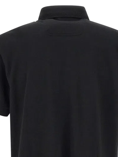Hugo Boss Boss Cotton Polo Shirt In Black