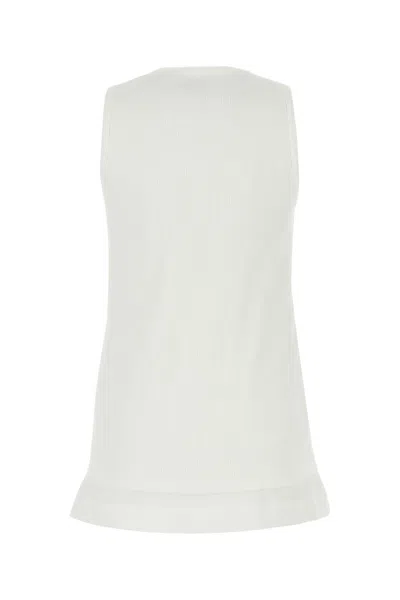 Bottega Veneta Women Jersey Top In White