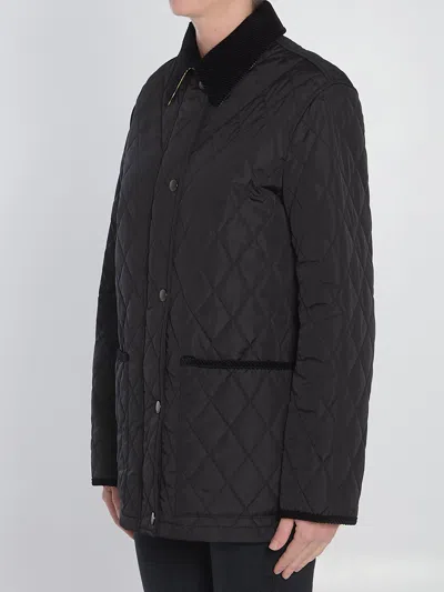 Burberry Country-style Quilted Jacket In Black