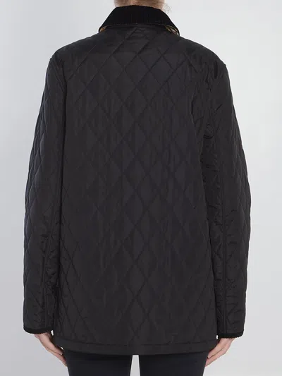 Burberry Country-style Quilted Jacket In Black