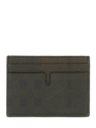 Burberry B-shield Card Holder In Black