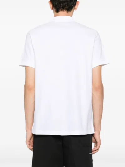 Burberry Eddie Shirt With Short Sleeves And Collar In White