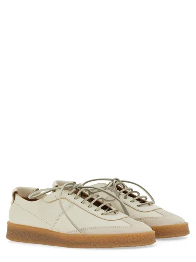 Buttero Leather Sneaker In White