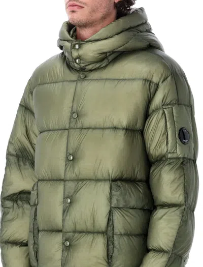 C.p. Company Dd Shell Puffer Jacket In Green