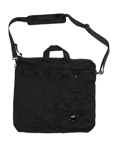 C.p. Company Nylon B Handbag In Black