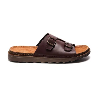 A. Veer Havana Double Strap Sandal In Brown