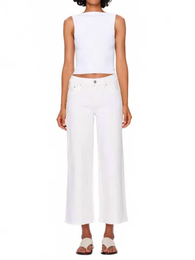 Dl1961 - Women's Hepburn Wide Leg Jean In White In White