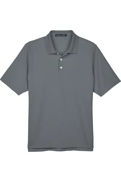 Devon & Jones Drytec20 Performance Pocket Polo In Gray