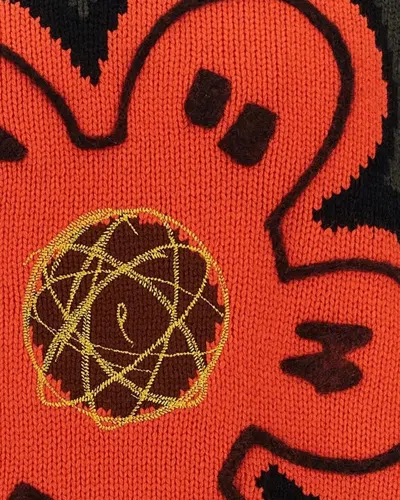 Kenzo Boke Flower Cotton Blend Sweater In Black