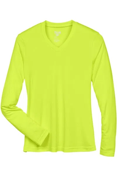 Team 365 Women's Zone Performance Long Sleeve T-shirt In Green