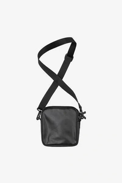 Carhartt Essentials Logo-patch Messenger Bag In Black