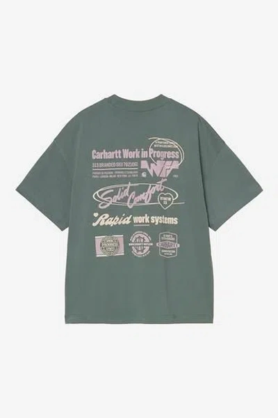 Carhartt Wip Ss Networks Tshirt In Green