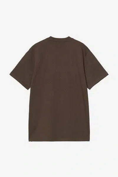 Carhartt Script Short-sleeve T-shirt In Brown