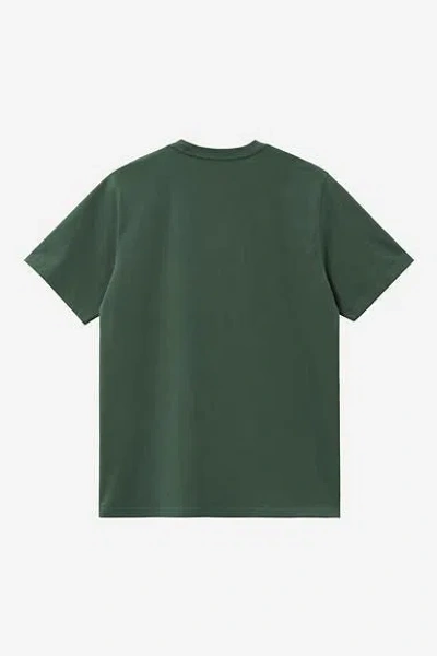 Carhartt Wip Ss Script Tshirt In Green