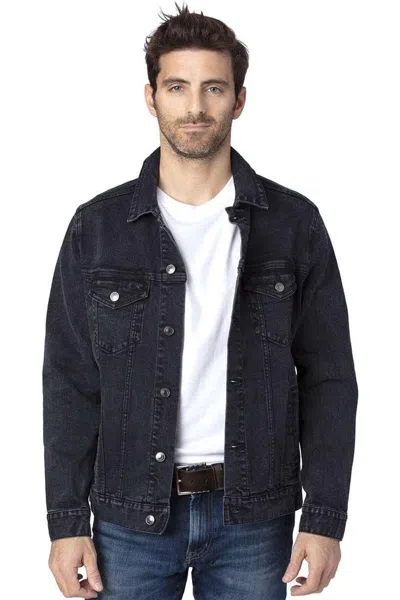 Threadfast Apparel Denim Jacket In Black