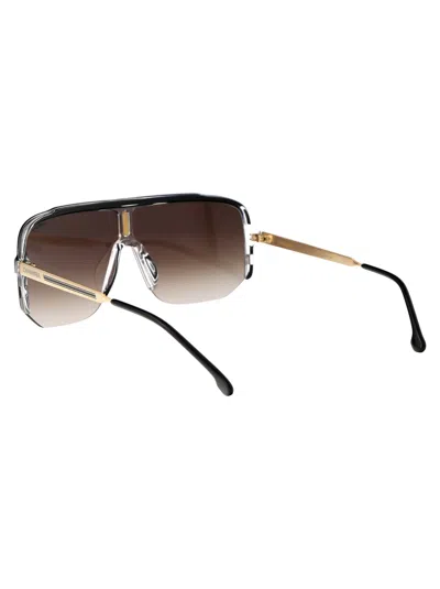 Carrera Black Gold Metal Sunglasses