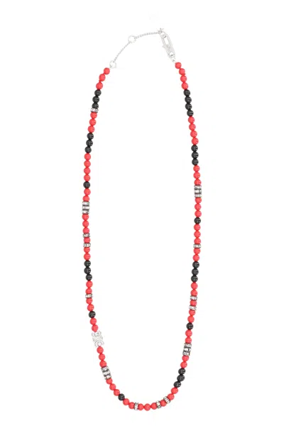 Celine San Onofre Brass Necklace With Pearls In Multi