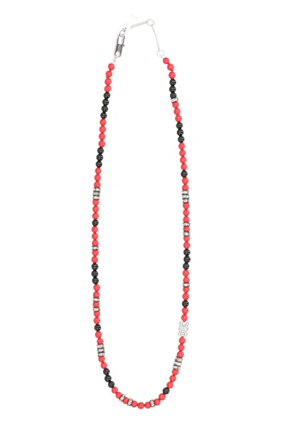 Celine San Onofre Brass Necklace With Pearls In Multi