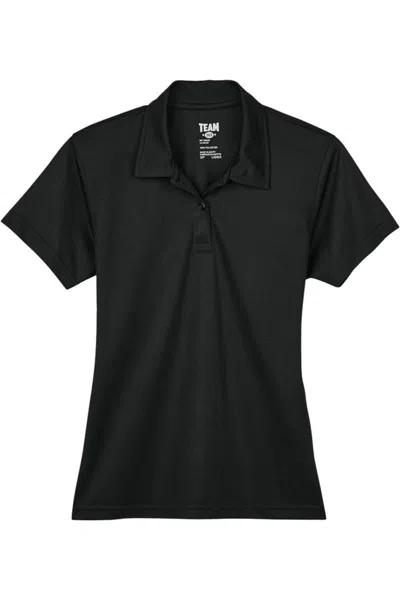 Team 365 Women's Command Snag Protection Polo In Black