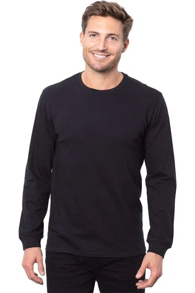 Threadfast Apparel Epic Long Sleeve T-shirt In Black