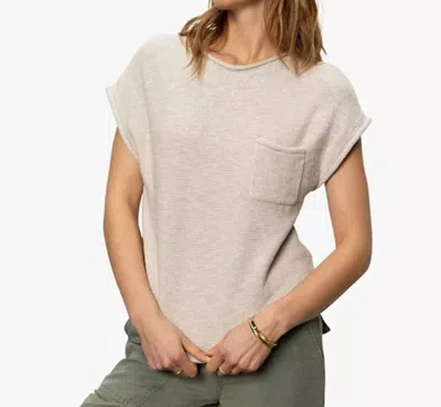Sanctuary Easy Sweater Tee In Flax In Gray