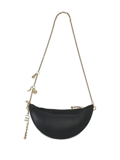 Chloé Icons Mini Halfmoon Bag In Blue