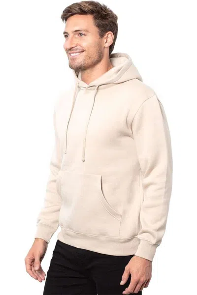 Threadfast Apparel Epic Fleece Pullover Hooded Sweatshirt In Neutral