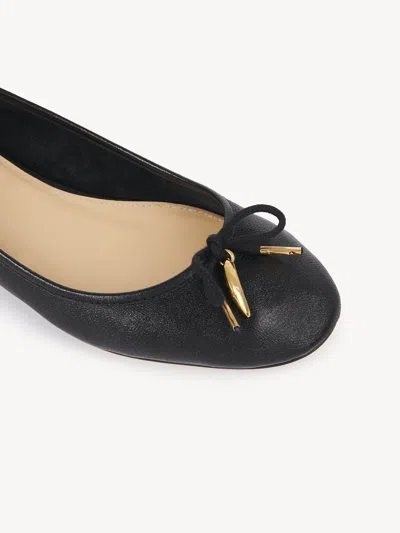 Chloé Iris Ballet Flats In Black
