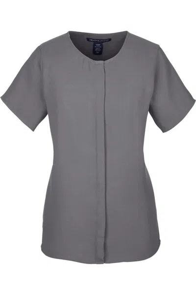 Devon & Jones Women's Perfect Fit Crepe Blouse In Multi