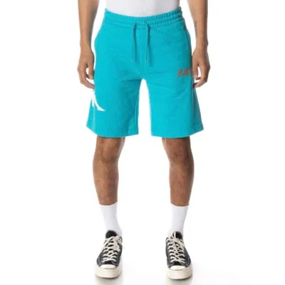 Kappa Authentic Sangone Shorts In Dark Aqua In Blue