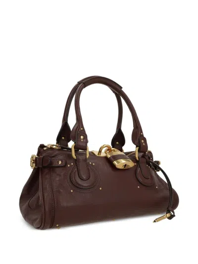 Chloé Women Crafty Brown Paddington Shoulder Bag