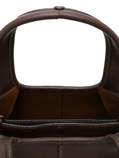 Coach Polished Pebble Leather Lana Shoulder Ba In Brown