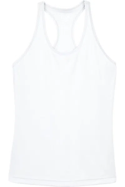 Team 365 Women's Zone Performance Racerback Tank In White