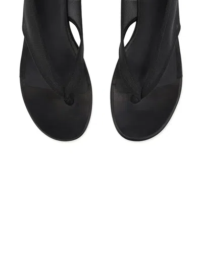 Courrèges Wrapped Mesh Thongs In Black