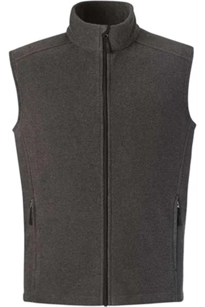 Core365 Tall Journey Fleece Vest In Animal Print