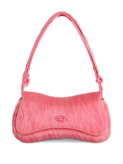 Diesel Play-clutch In Coloured Hairy Leather