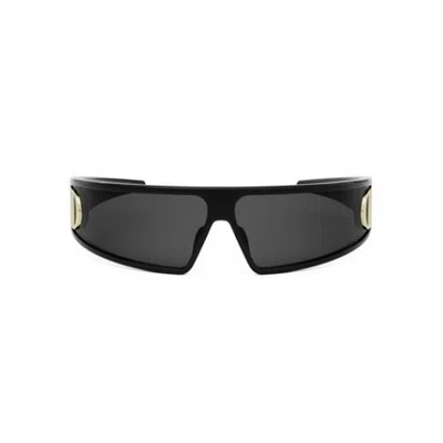Dior Very M1u Plastic Wrap Sunglasses In Black
