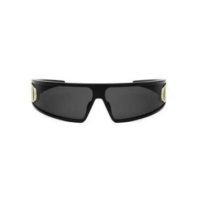 Dior Very M1u Plastic Wrap Sunglasses In Black