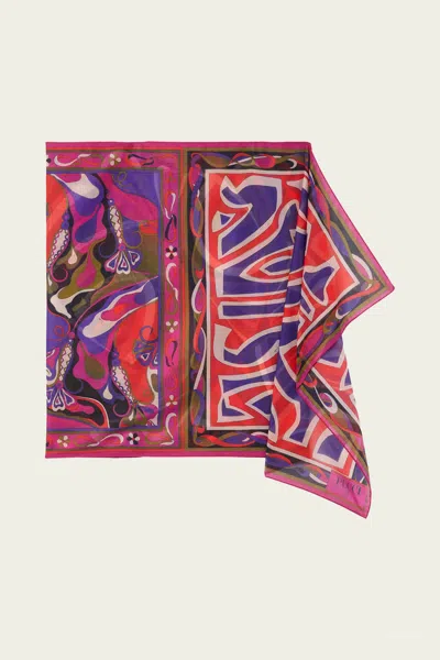 Pucci Sarong With Mixed Prints In Multicolor In Multi