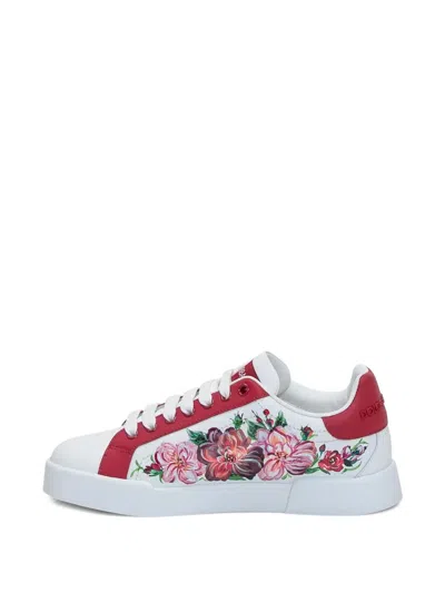 Dolce & Gabbana Port.light Strobel Sneakers In Multi