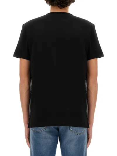 Dolce & Gabbana T-shirt With Logo Plaque In Black