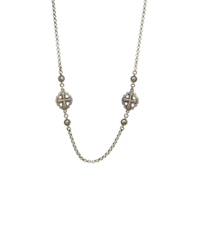 Konstantino Aspasia Silver & 18k Toggle Necklace In Metallic