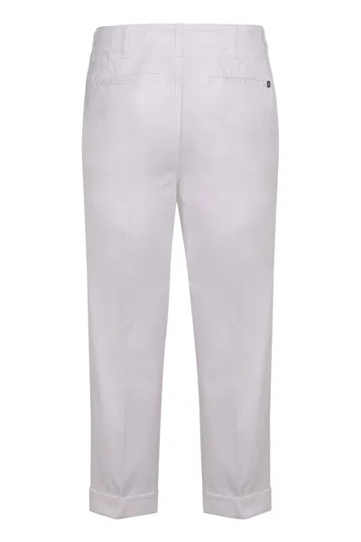 Dondup Zyan Cotton Trousers In Animal Print