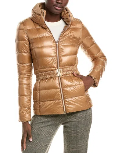 Herno Quilted Down Jacket In Brown
